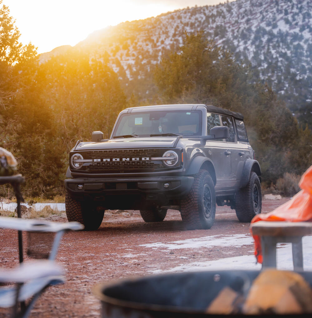 Camping with a Bronco
